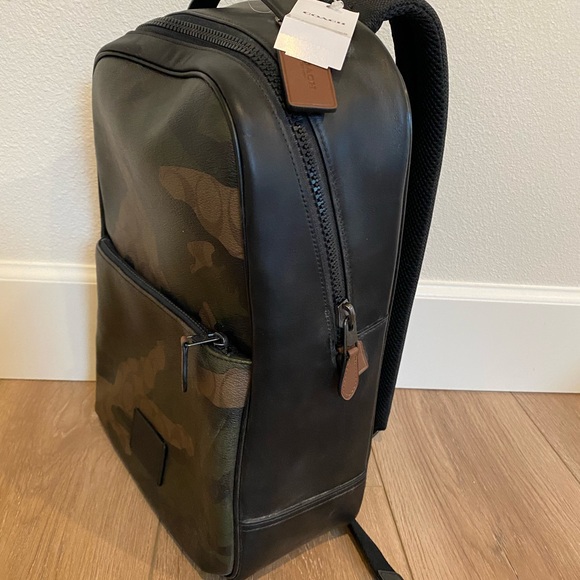 WESTWAY BACKPACK IN SIGNATURE CANVAS WITH CAMO PRINT (COACH C6683) - Picture 5 of 7